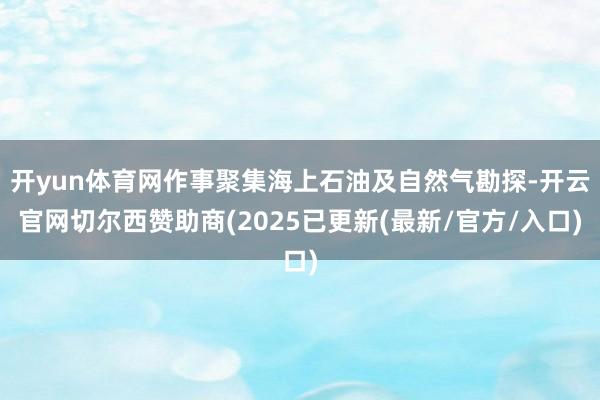 开yun体育网作事聚集海上石油及自然气勘探-开云官网切尔西赞助商(2025已更新(最新/官方/入口)