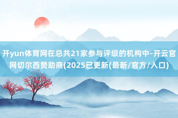 开yun体育网在总共21家参与评级的机构中-开云官网切尔西赞助商(2025已更新(最新/官方/入口)