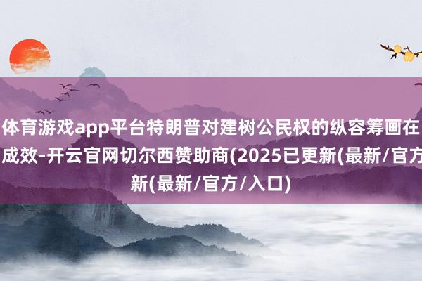 体育游戏app平台特朗普对建树公民权的纵容筹画在30天后成效-开云官网切尔西赞助商(2025已更新(最新/官方/入口)