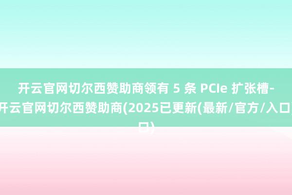 开云官网切尔西赞助商领有 5 条 PCIe 扩张槽-开云官网切尔西赞助商(2025已更新(最新/官方/入口)