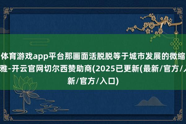 体育游戏app平台那画面活脱脱等于城市发展的微缩景不雅-开云官网切尔西赞助商(2025已更新(最新/官方/入口)